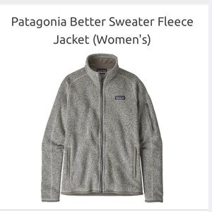 Patagonia better sweater zip up